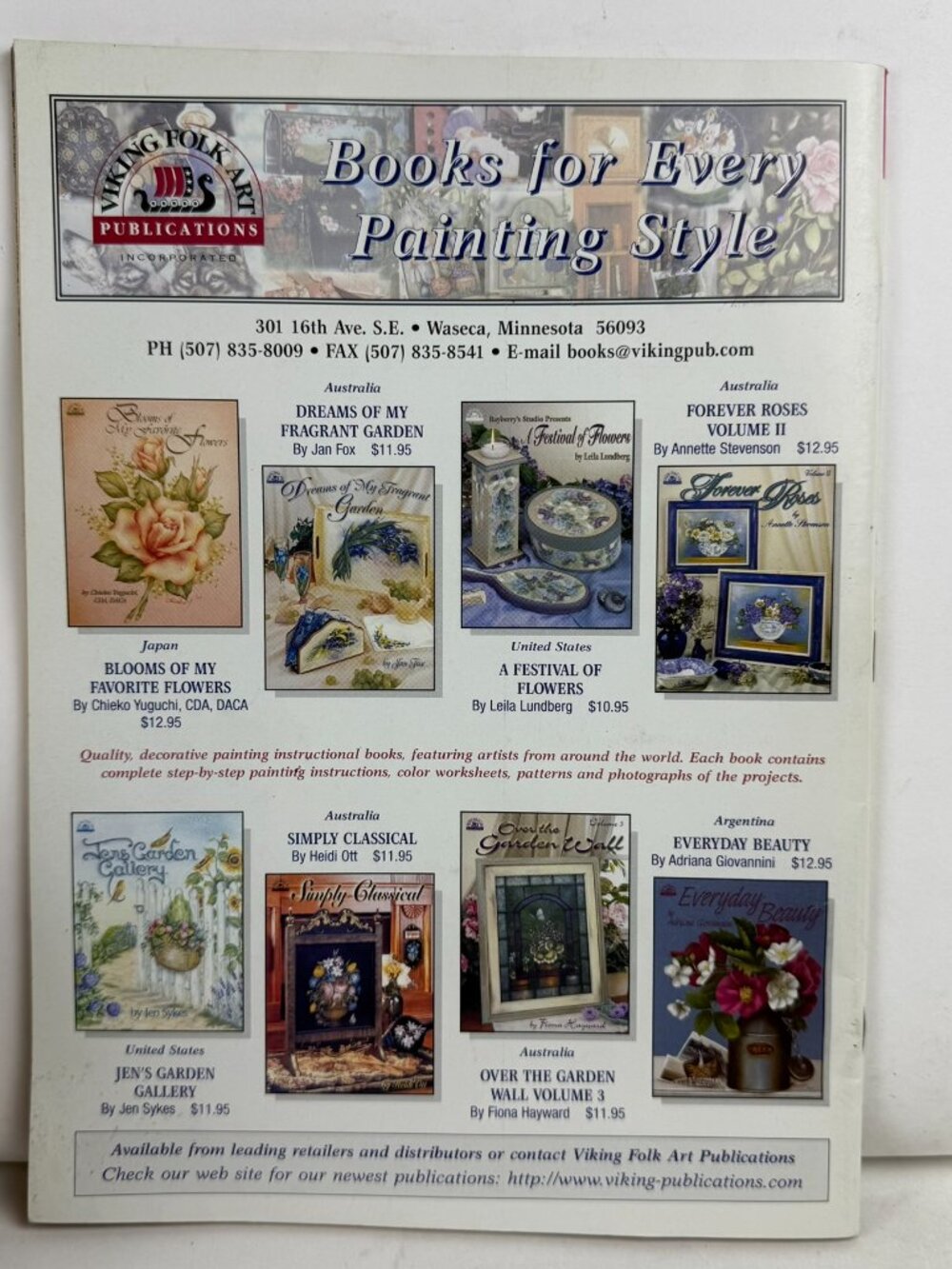 Decorative Artist's Workbook presents: Paint Flowers for all seasons